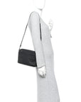 Nappa Intrecciato Crossbody Messenger Black