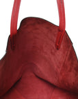 Soft Grained Calfskin Medium Belt Cabas Phantom Coquelicot