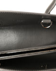 Grained Calfskin Baby Sac De Jour Taupe