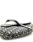 Oblique Saddle Bag Blue