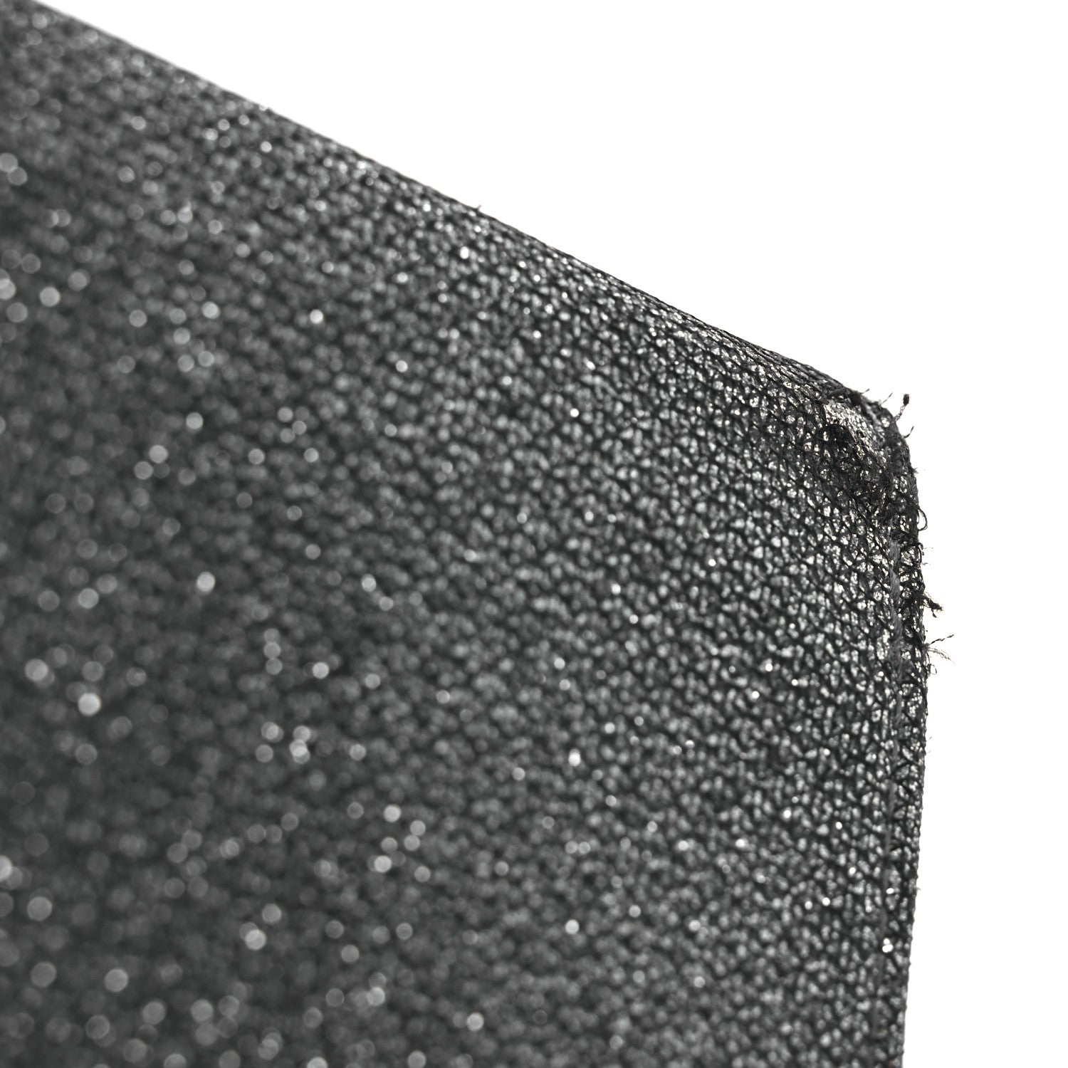 Glitter Fabric Erica Chain Clutch  Anthracite