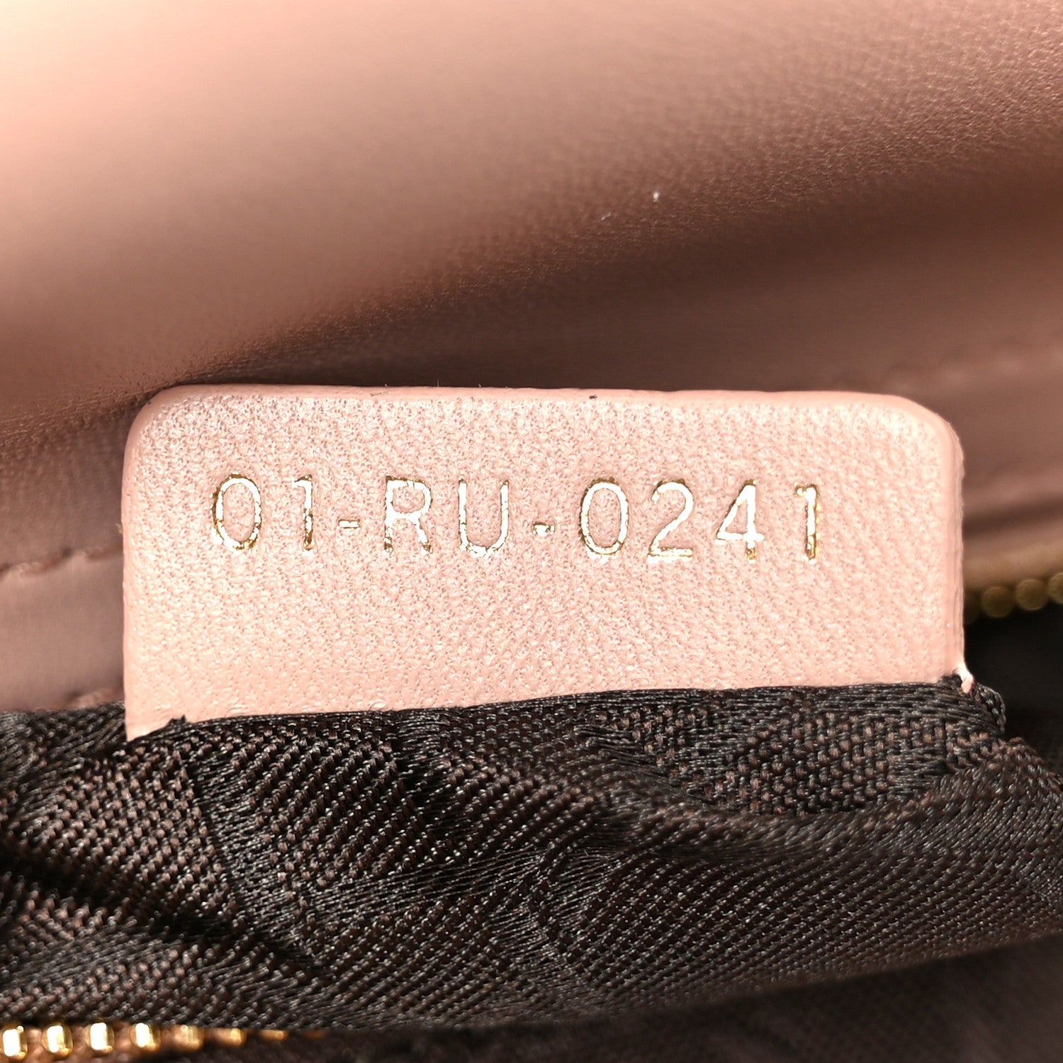 Lambskin Cannage Small My ABCD1OR Lady D1OR Fard