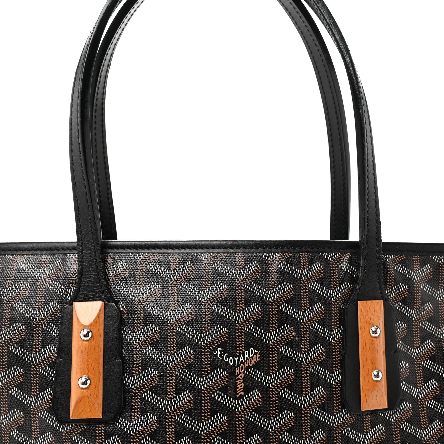Goyardine Marquises Tote Black
