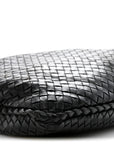 Nappa Intrecciato Large Veneta Hobo Black