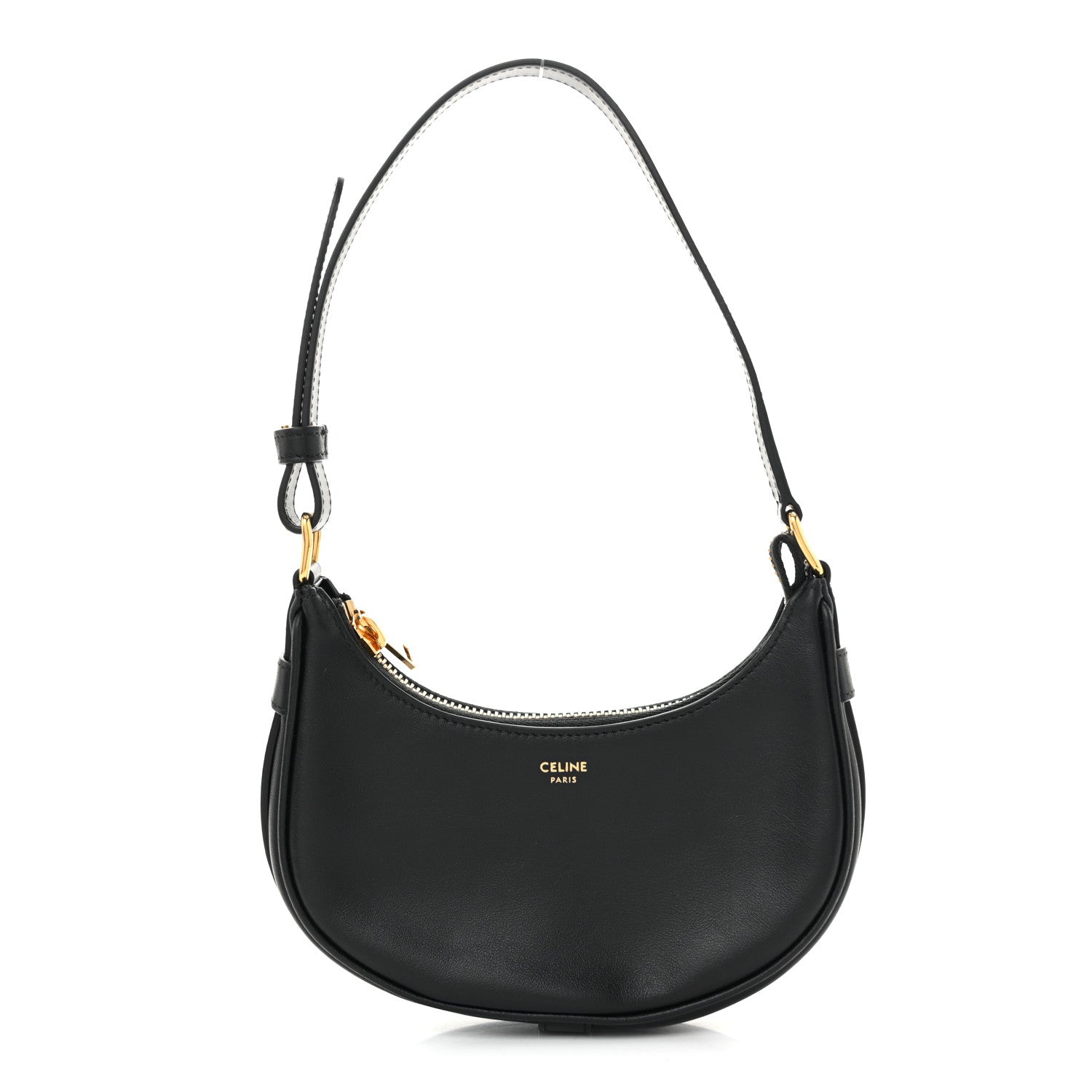 Smooth Calfskin Mini Ava Shoulder Bag Black