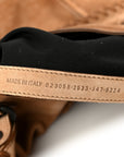 Waxed Suede Calfskin Classic Hardware Medium Le City Camel