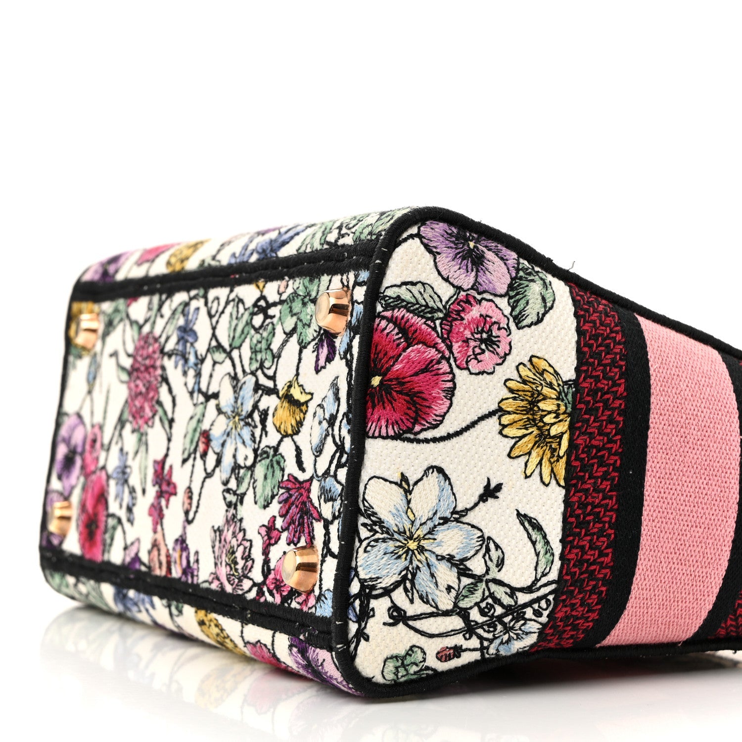 Canvas Florilegio Embroidered Medium Lady D-Lite White Multicolor