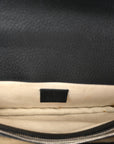 Pebbled Calfskin Small Dionysus Shoulder Bag Black
