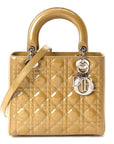 Patent Cannage Medium Lady D1OR Beige