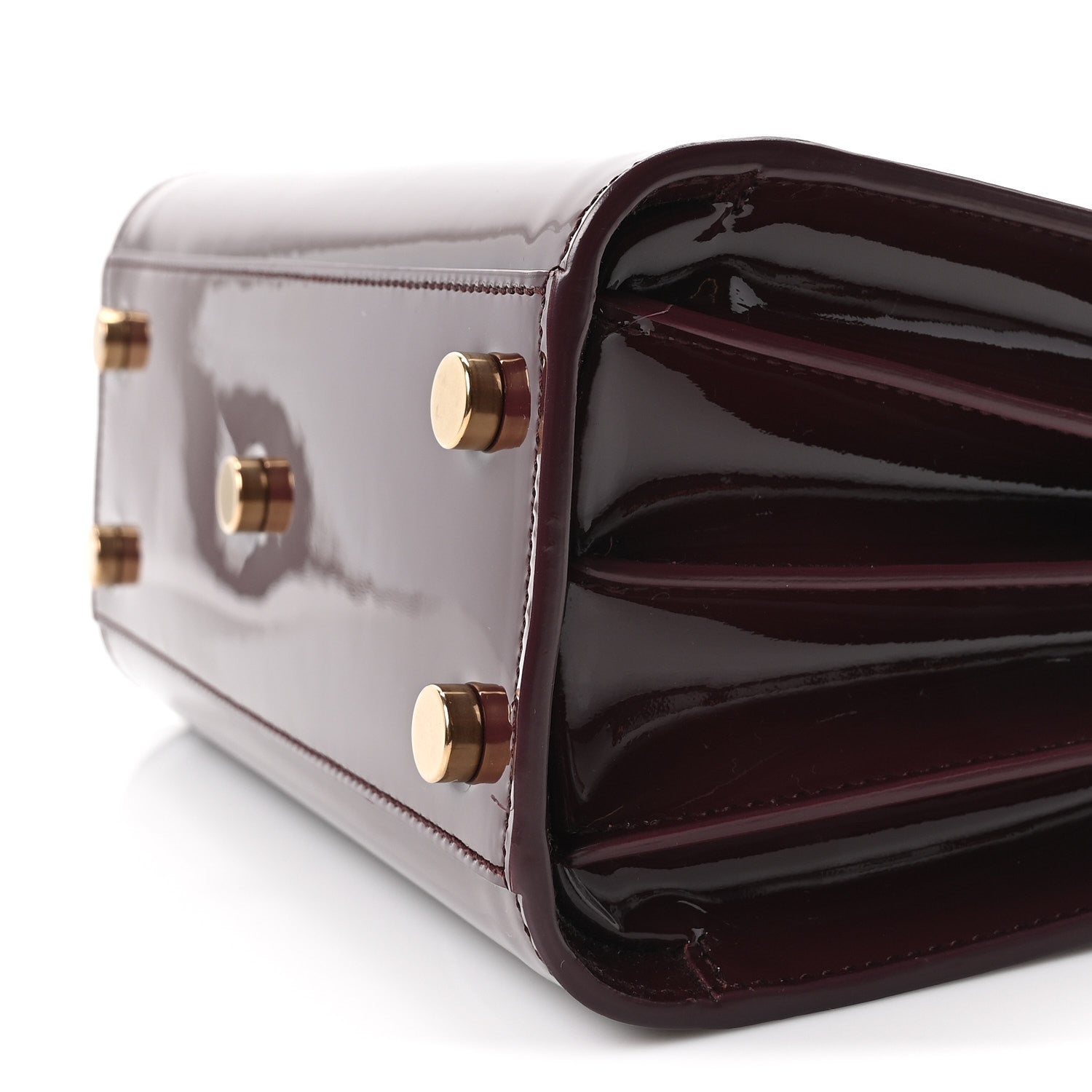 Patent Nano Sac de Jour Dark Red Wine