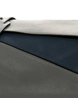 Calfskin Puzzle Bag XL Grey Blue