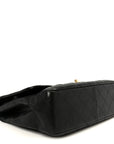 Caviar Quilted Jumbo Single Flap Black