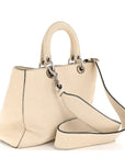 Canyon Grained Lambskin Large Lady D1OR Off White