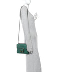 Calfskin Mini Dionysus Shoulder Bag Emerald