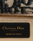 Oblique Small D1ORAddict Flap Bag Navy Blue