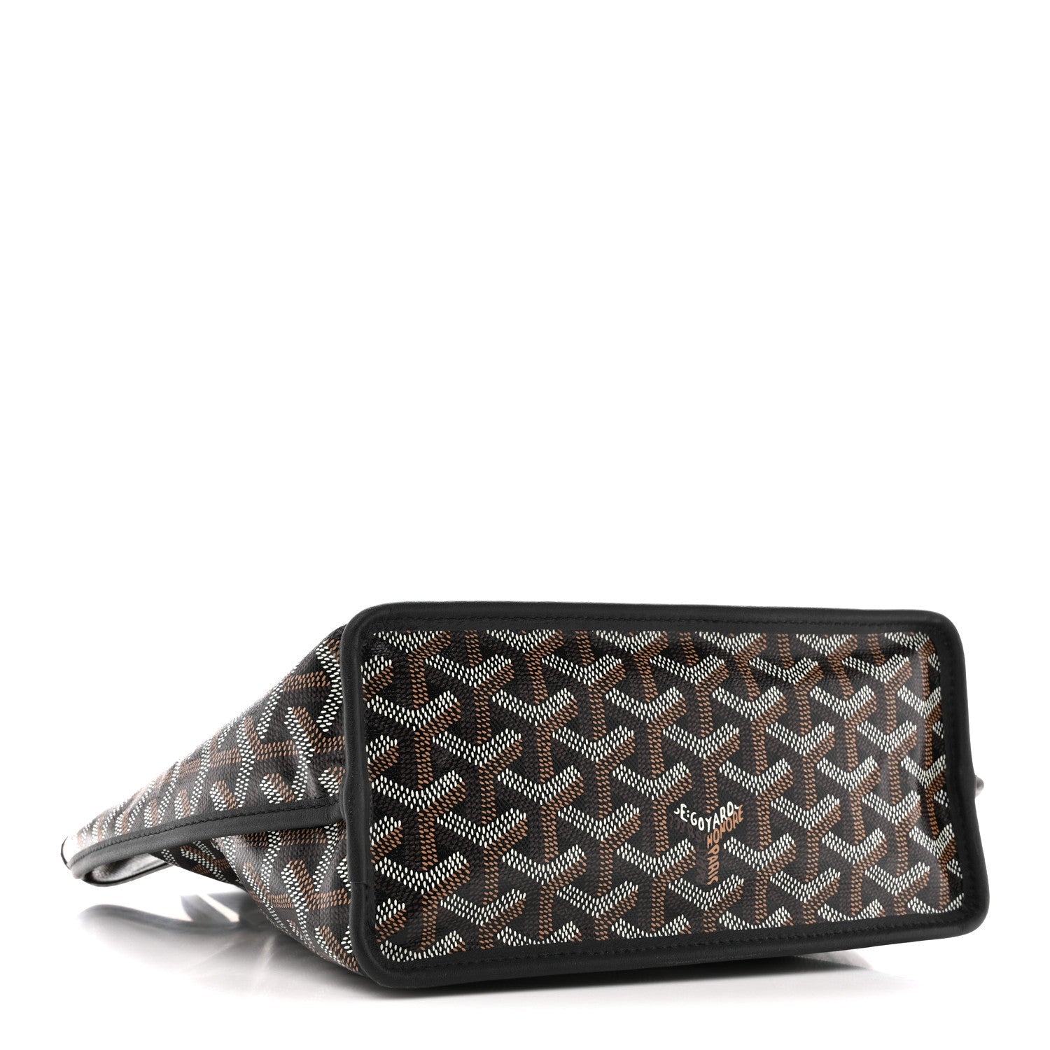 Goyardine Reversible Mini Anjou Black