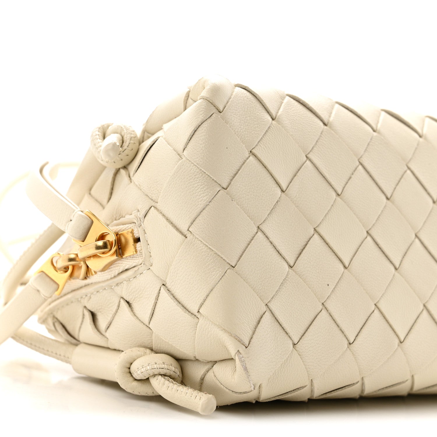Nappa Intrecciato Concert Pouch Sea Salt