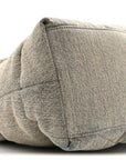 Denim Quilted Medium Loulou Puffer Monogram Chain Satchel Rodeo Blue