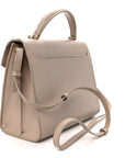 Grain de Poudre Medium Classic Monogram Cassandra Top Handle Dark Beige