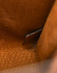 Triomphe Canvas Calfskin Mini Vertical Cabas Tan