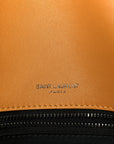 Suede Monogram Medium Niki Chain Satchel Cheddar