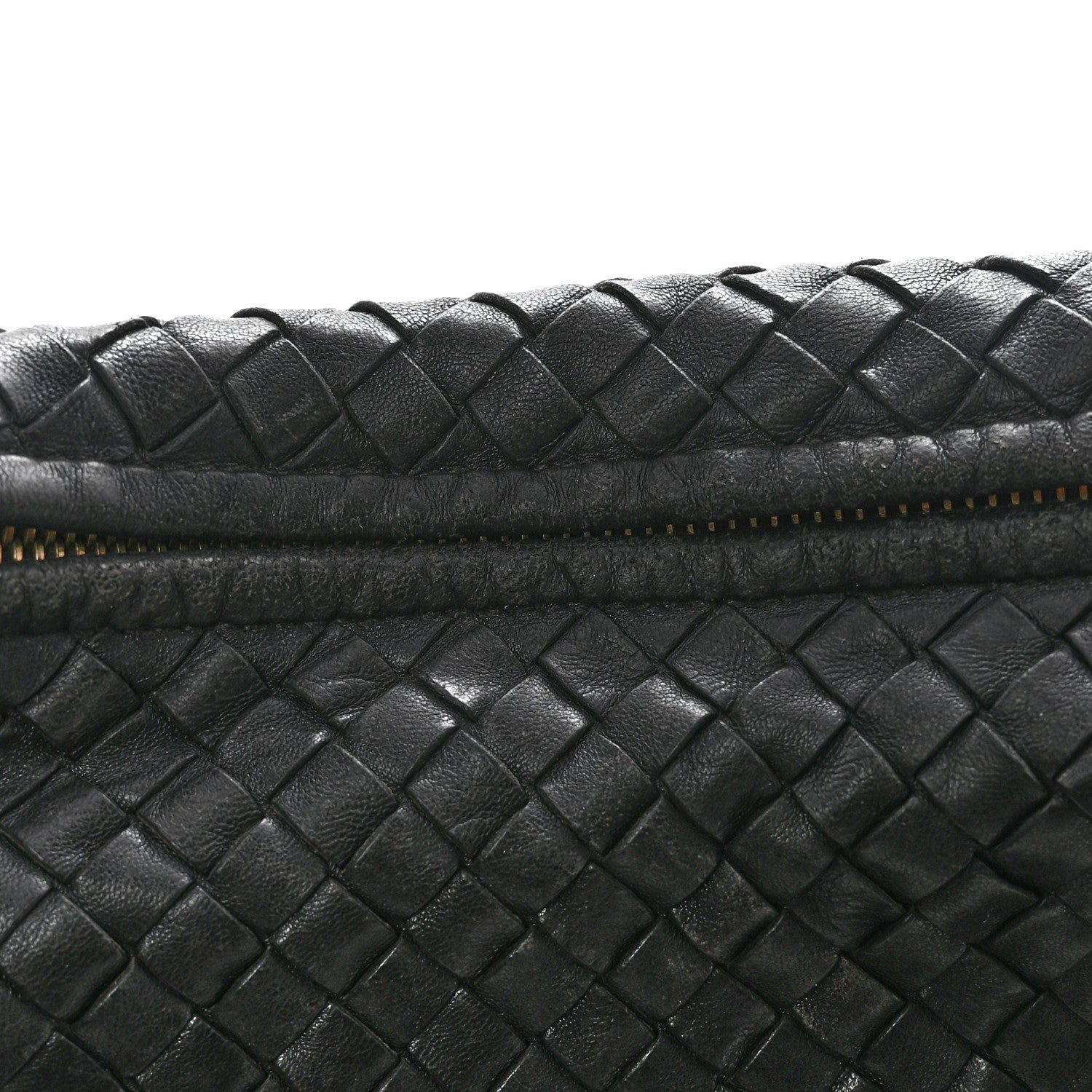 Nappa Intrecciato Large Veneta Hobo Black