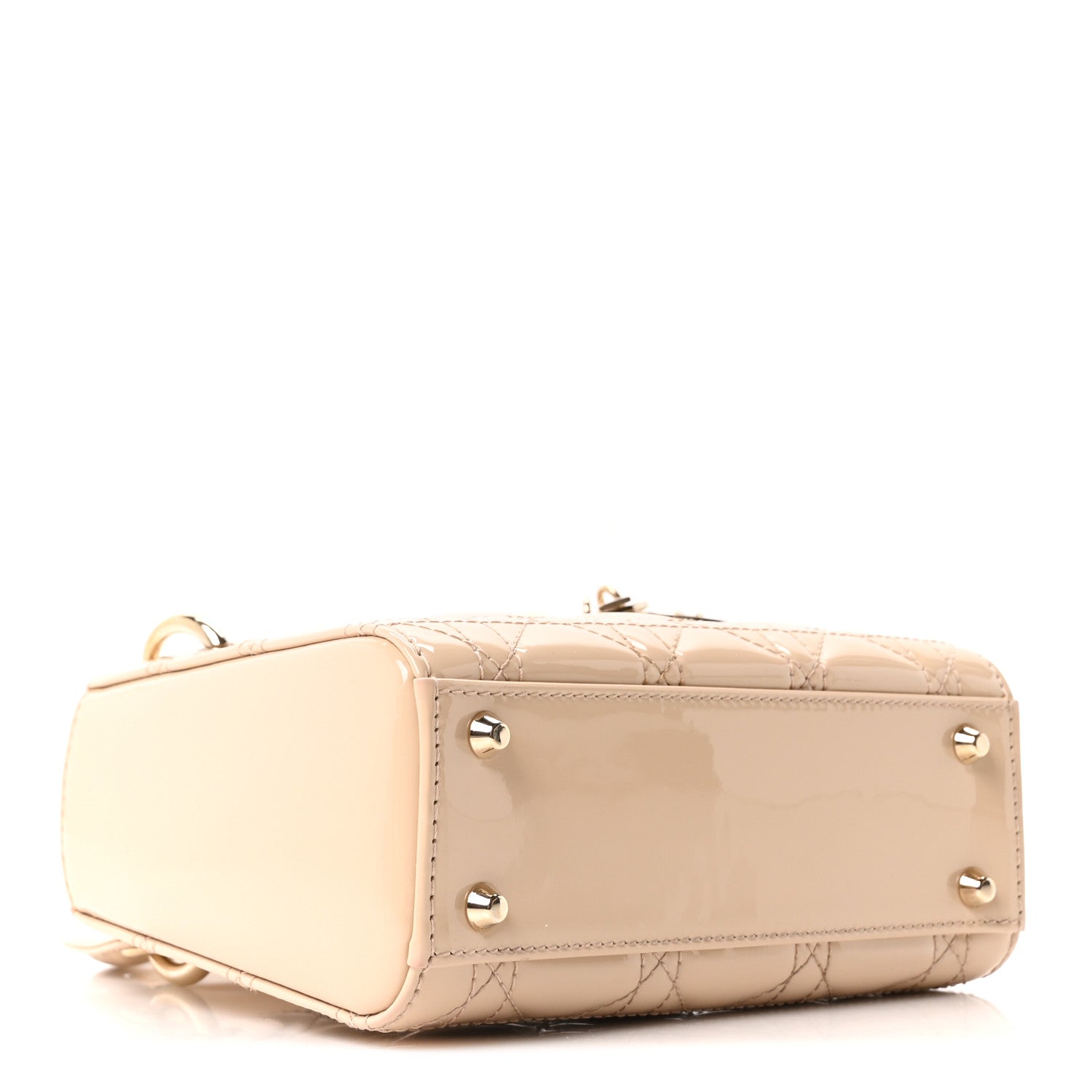 Patent Cannage Mini Lady D1OR Beige