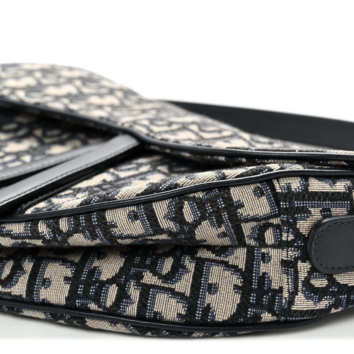 Oblique Saddle Bag Blue