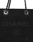 Mixed Fibers Small Deauville Tote Black