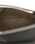 Soft Grained Calfskin Mini Puzzle Edge Bag Gunmetal