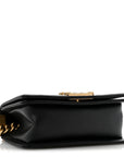 Caviar Quilted Small Boy Flap Black