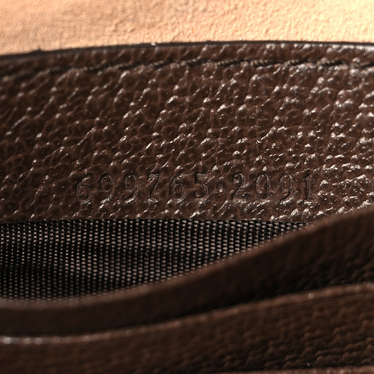 GG Supreme Monogram Textured Dollar Calfskin Web Ophidia Belt Bag 110 44 Beige Ebony New Acero