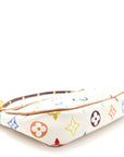 Monogram Multicolor Pochette Accessories White