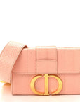 Snakeskin 30 Montaigne Box Bag Rose Clair