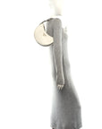 Soft Calfskin Arque Shoulder Bag White