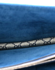 GG Supreme Monogram Blooms Small Dionysus Shoulder Bag Beige Navy Vintage Blue