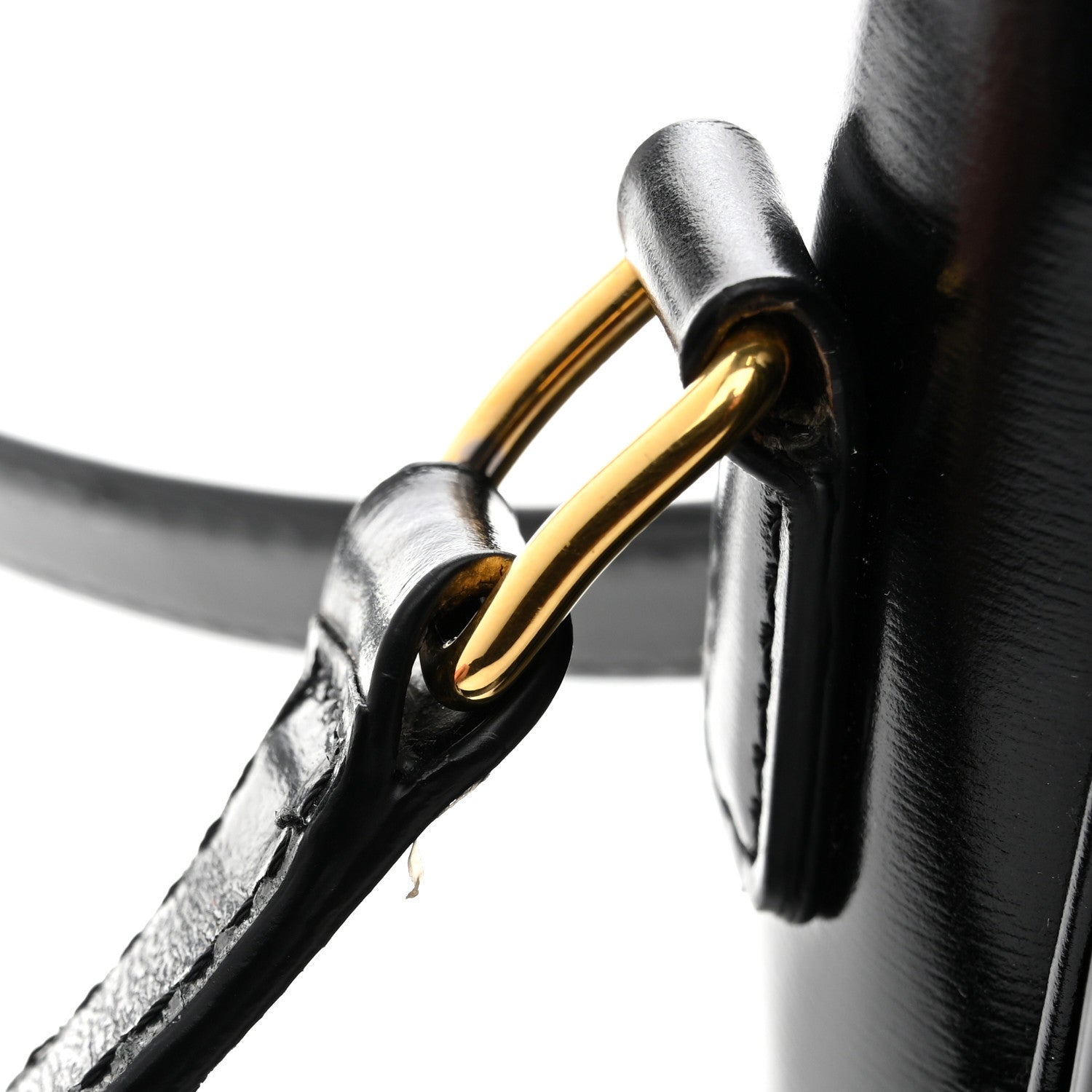 Shiny Calfskin Teen Triomphe Black