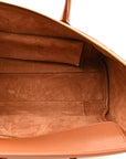 Supple Shiny Lambskin Small New Luggage Soft Tan