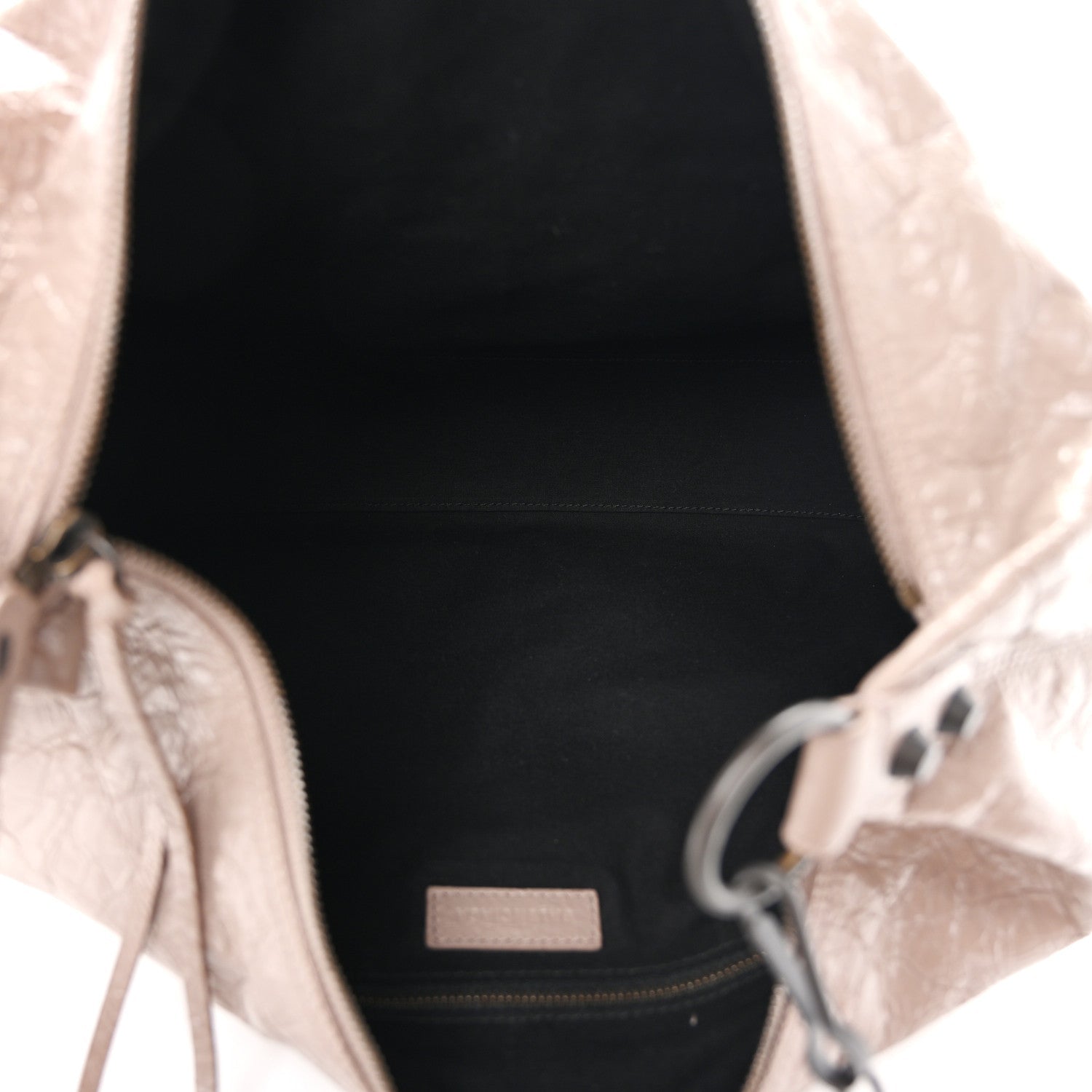 Arena Lambskin Classic Hardware Medium Le City Hobo Bag Sesame