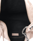 Arena Lambskin Classic Hardware Medium Le City Hobo Bag Sesame