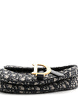 Oblique Saddle Bag Blue