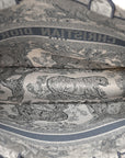 Gradient Canvas Embroidered Large D1ORiviera Toile De Jouy Book Tote Blue