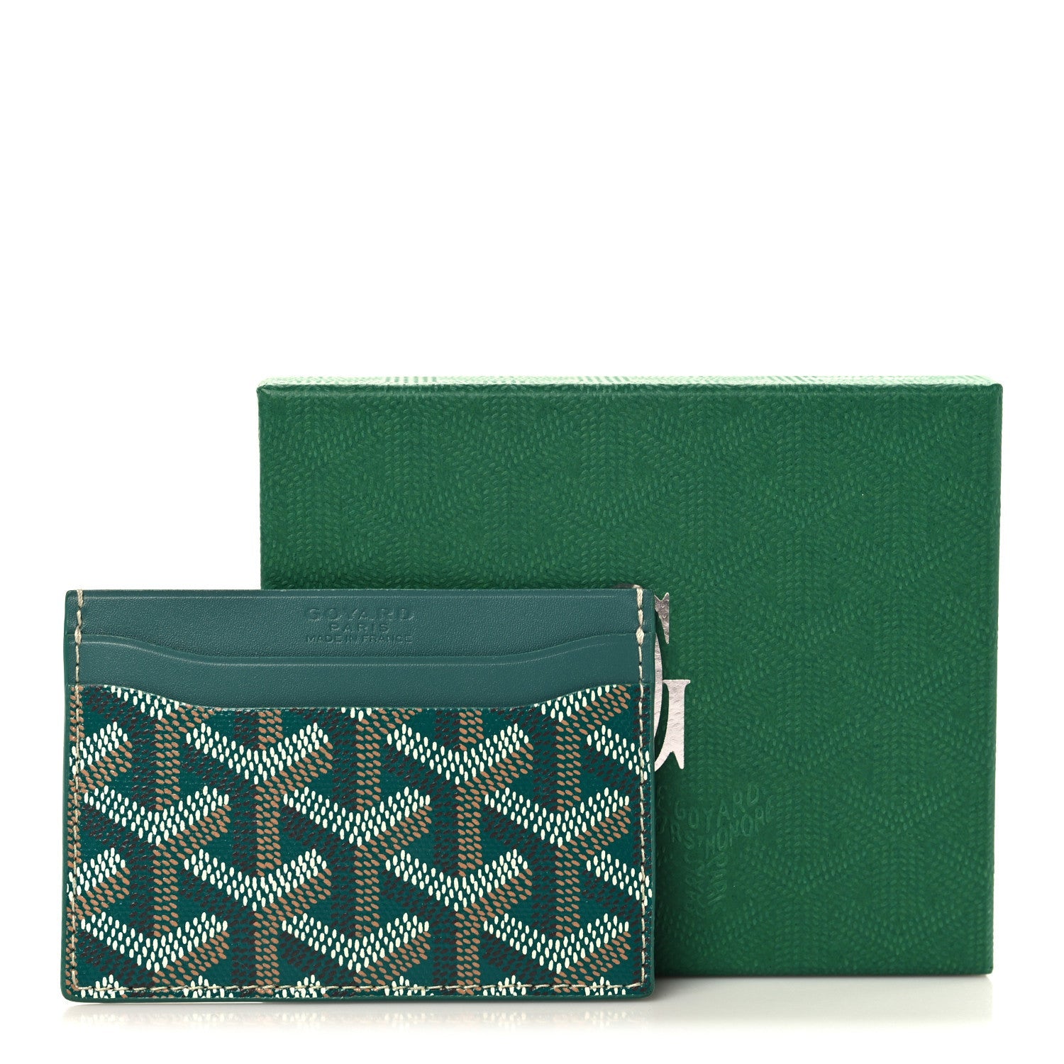 Goyardine Saint Sulpice Card Holder Green