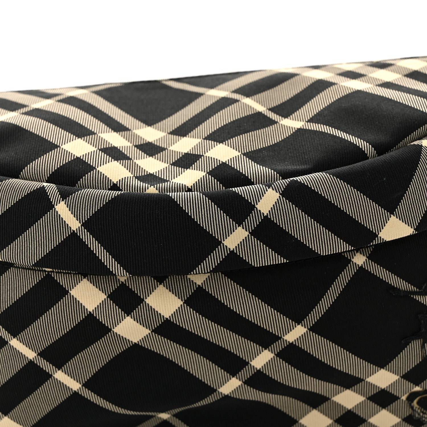 Canvas Check Essential Belt Bag Black Calico