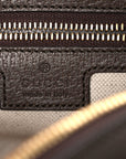 GG Supreme Monogram Textured Dollar Calfskin Mini Ophidia Flap Shoulder Bag Beige Ebony New Acero