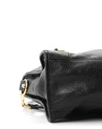 Chevre Gold Metallic Edge Hardware City Black