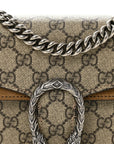 GG Supreme Monogram Mini Dionysus Shoulder Bag Taupe