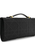 Technical Fabric Macrocannage Miss Caro Top Handle Pouch Black