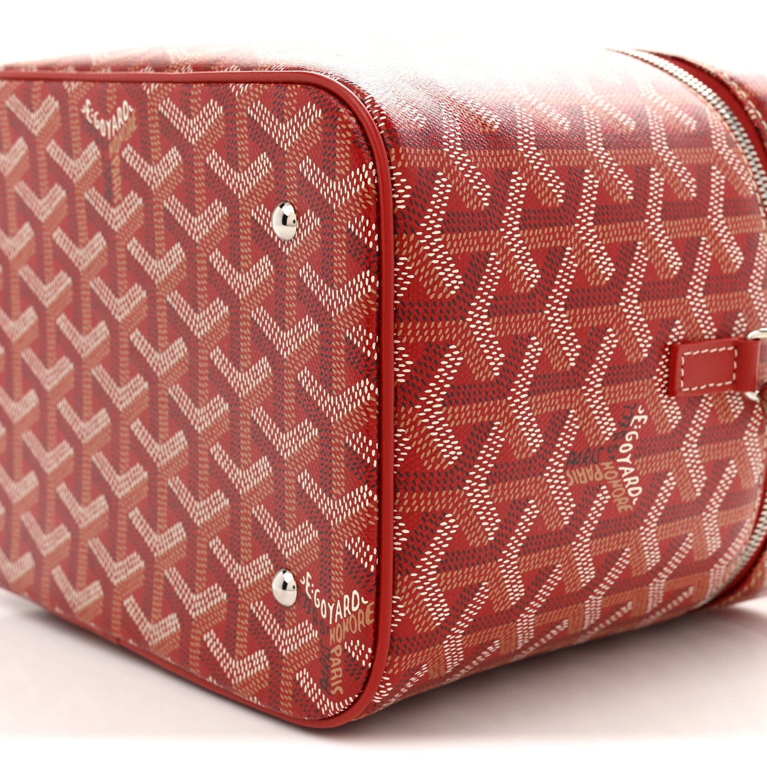 Goyardine Muse Vanity Case Red