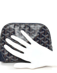 Goyardine Vendome Toiletry Pouch Navy